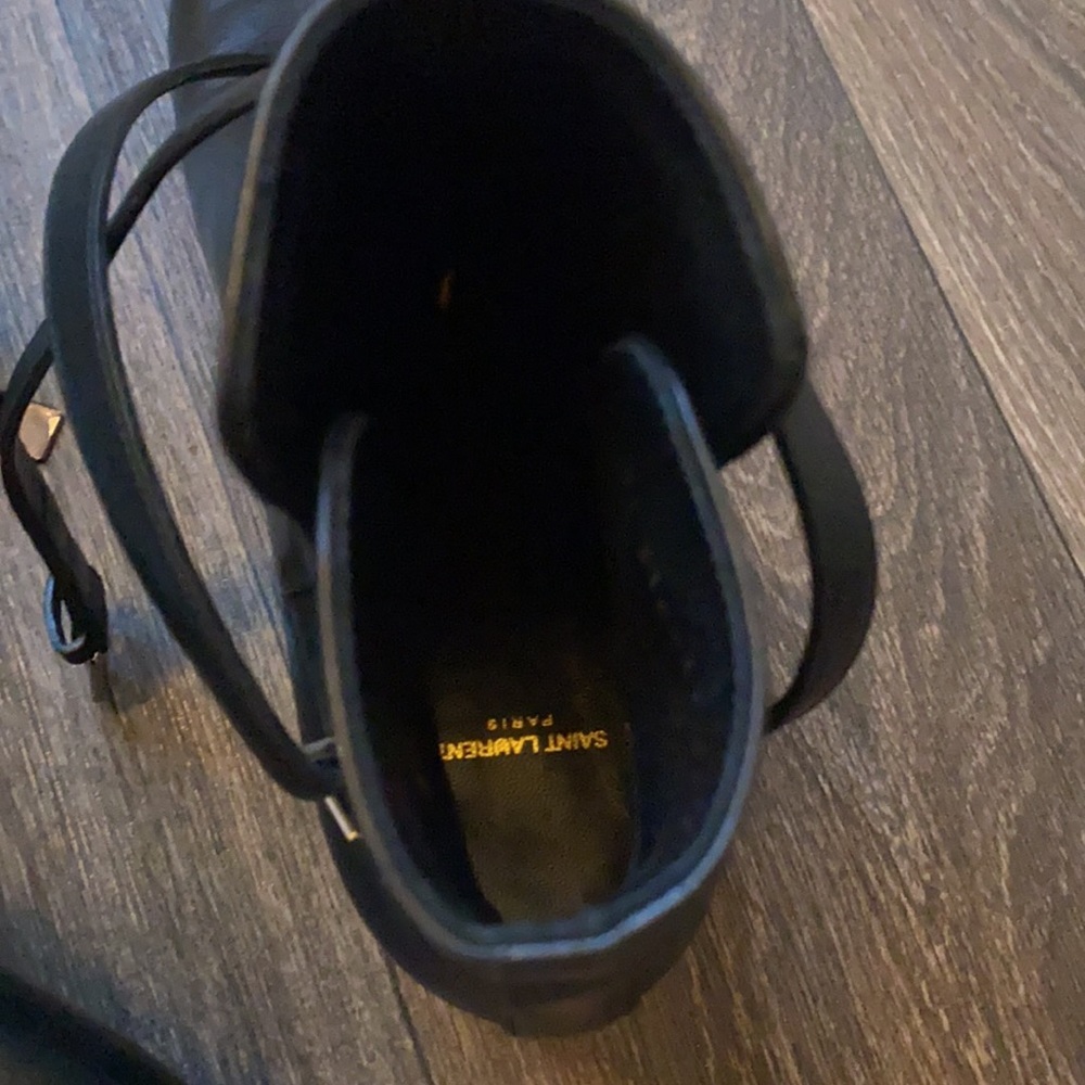 Saint Laurent Black Boots With Heel - Picture 12 of 14